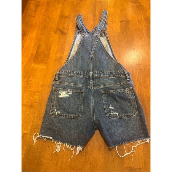 Woman’s American Eagle Tomgirl shortall overalls size XS - Picture 7 of 7
